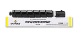 UPC World TONER CARTRIDGE CEXV49/GPR53/NPG67 Yellow