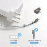 ARIZONE Replacement 60W L pin Power Adapter Connector Charger for MacBook Pro 11/13 inch Before Mid 2012 A1181 A1184 A1185 A1278 A1280, For Mac-book Pro A1330 A1342 A1344 A1435